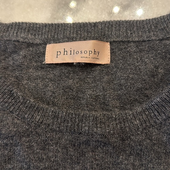Philosophy 100% Cashmere Star Sweater Size Extra large - Picture 2 of 5